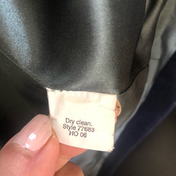 J. crew navy wool jacket, Medium - Picture 6 of 10